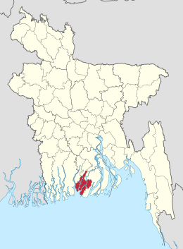 BD Barguna District locator map.svg