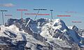 Breithorn con indicazioni