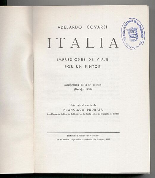 Covarsí. Italia (1976)