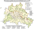 Die Erweiterung Berlins durch das Groß-Berlin-Gesetz von 1920 (Karte)