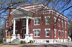 Ellis County, Oklahoma courthouse from SW 1.JPG