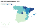 Gdp-pps-spanish-regions-2022