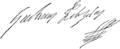 Gustav II Adolf autograph
