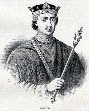 Archivo:Henry II of England - Illustration from Cassell's History of England - Century Edition - published circa 1902