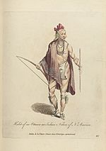 Archivo:Houghton HEW 14.7.6 - Habit of an Ottawa an Indian Nation of N. America, 1757