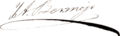 Ildefonso Bermejo signature