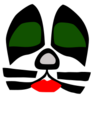 KISS cat face