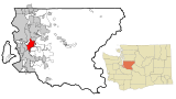 King County Washington Incorporated and Unincorporated areas Renton Highlighted.svg
