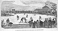 Lago de los patinadores en el Buen Retiro, de Valeriano Domínguez Bécquer
