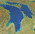Lake Huron NASA 2011