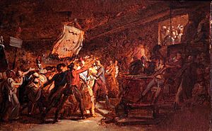 Archivo:Le peuple français demandant la destitution du tyran 10 août 1792-François Gérard-IMG 2351