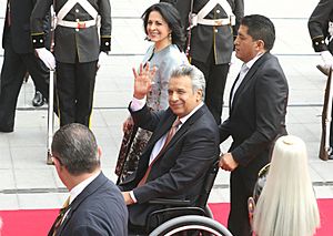 Archivo:Lenín Moreno y Rocío González (Cambio Presidencial 2017) - 02