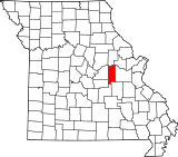 Map of Missouri highlighting Gasconade County.svg