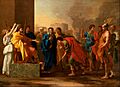 Nicolas Poussin - The continence of Scipio - Google Art Project