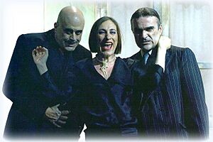 Archivo:Pedro Pomares,teresa Vallicrosa y Constantino Romero en Mahagonny