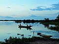 Pescadores en La Laguna de La Primavera, Vichada