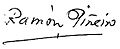 Ramón Piñeiro firma