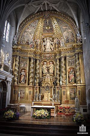 Archivo:San Cosme y San Damián (Burgos) Presbiterio
