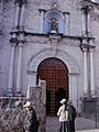 Side Entrance to Church in Cabanaconde, Peru