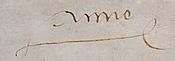 Signature d'Anne de Bretagne - Archives nationales (France).jpg