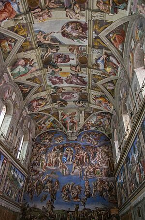Archivo:Sistine Chapel ceiling 02