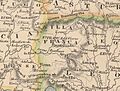 Spain & Portugal 1831 John Dower (detalle provincia villafranca)