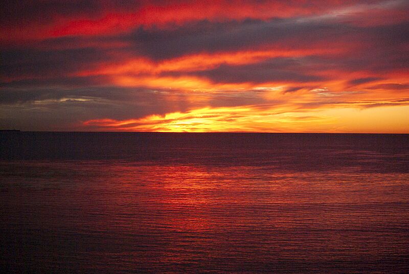 Sunset in El Sauzal