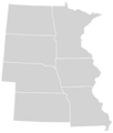 US Census Division - West North Central