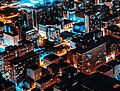 Vista nocturna de la Ciudad de Vadalcadar