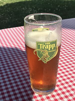 Archivo:Von Trapp beer glass with beer 2021 001