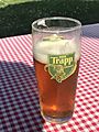 Von Trapp beer glass with beer 2021 001
