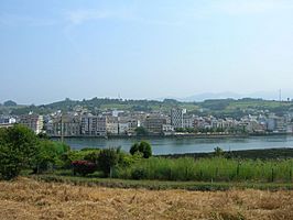 Vista de Navia, capital del concejo del mismo nombre.