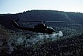 AH-1S firing cannon in Honduras 1988