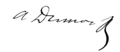 ALEXANDRE DUMAS FILS Autographe(svg)