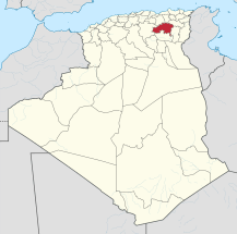 Batna in Algeria 2019.svg
