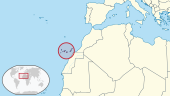 Canary Islands in its region (special marker).svg