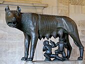 Archivo:Capitoline she-wolf Musei Capitolini MC1181