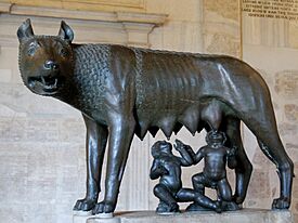 Archivo:Capitoline she-wolf Musei Capitolini MC1181
