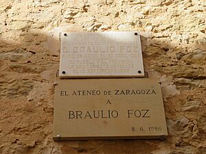 Archivo:Casa natal del escritor Braulio Foz Burges, casa-museo en Fórnoles, Teruel