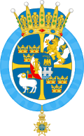 Coat of arms of Princess Leonore, Duchess of Gutland.svg