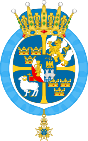 Archivo:Coat of arms of Princess Leonore, Duchess of Gutland