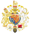 Escudo del príncipe Carlos de Gales