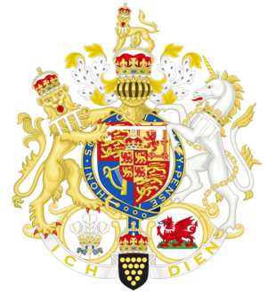 Archivo:Coat of arms of the Prince of Wales