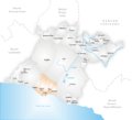 Karte Gemeinden des Bezirks Lavaux-Oron 2011