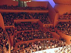 LA Disney Concert Hall auditorium