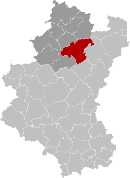 La Roche-en-Ardenne Luxembourg Belgium Map