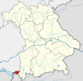 Locator map LI in Bavaria