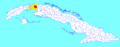 Madruga (Cuban municipal map)