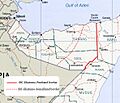 Map of territorial claims in Khatumo & Maakhir SSC districts