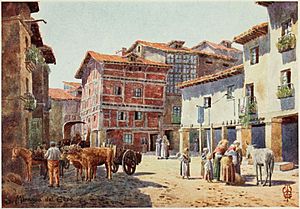 Archivo:Miranda del Ebro - a corner in the town